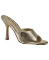 True Religion Women's Sophia Open Toe Heel In Gold