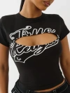 True Religion Women's Sporty Front Cut Out Top
