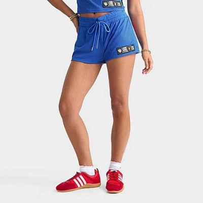 True Religion Women's Sporty Mesh Shorts In Blue