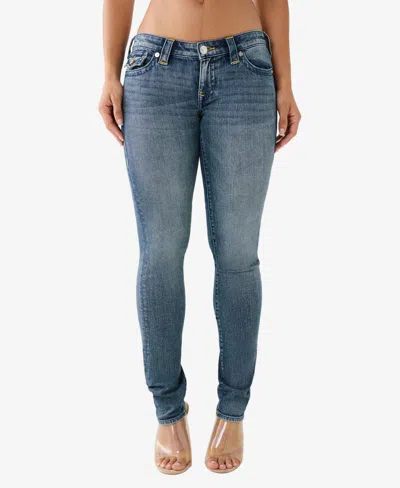 True Religion Women's Halle No Flap Big T Super Skinny Jeans In Multi