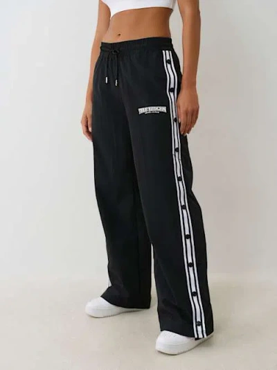 True Religion Women's Tearaway Track Pant In Black