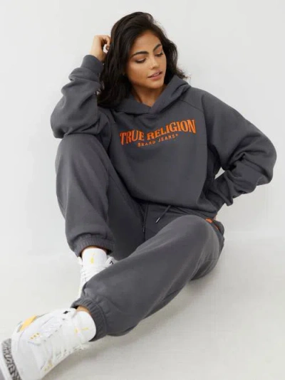 True Religion Women's True Relaxed Hoodie In Black