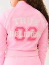 True Religion Women's True Sporty Shrunken Track Jacket