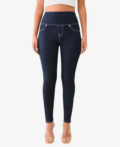 True Religion Women's Truly Snatched Jennie Pull On Jeans In Body Rinse