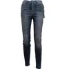 True Religion Women's Ultra High Rise Skinny Jeans In Gray In Grey