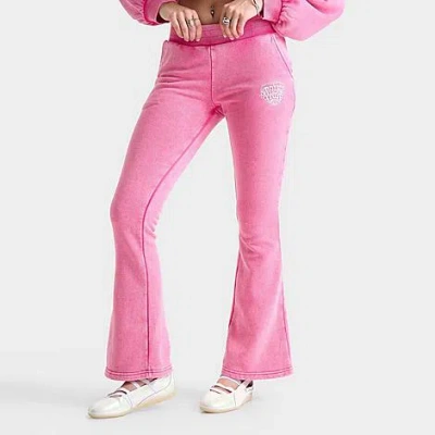 True Religion Women's Washed Heritage Bootcut Jogger Pants In Pink