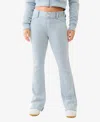 True Religion Pull-on Bootcut Track Pants In Pacific Coast Blue