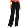 True Religion Womens Logo Polyester Straight Leg Pants
