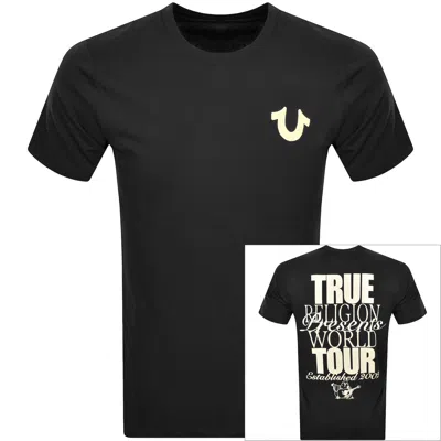 True Religion World Tour T Shirt Black