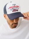 True Religion X Ford Embroidered Trucker Hat In White
