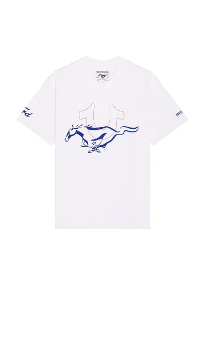True Religion X Ford Short Sleeve Logo Tee In White