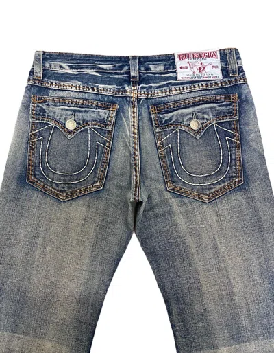 Pre-owned True Religion X Vintage Joey Big T True Religion Loose Jeans In Blue
