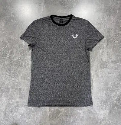 Pre-owned True Religion X Vintage T-shirt True Religion Mini Logo Y2k Japan Style In Grey