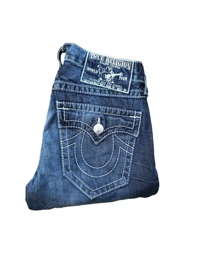 Pre-owned True Religion X Vintage True Religion Jeans Size 31 Billy Big T Blue