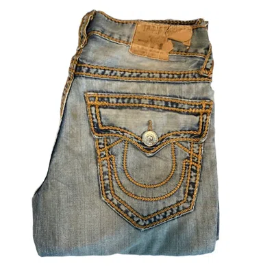 Pre-owned True Religion X Vintage True Religion Rope Gold 31 In Blue