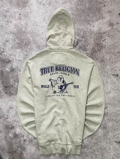 Pre-owned True Religion X Vintage True Religion Vintage Hoodie In Grey