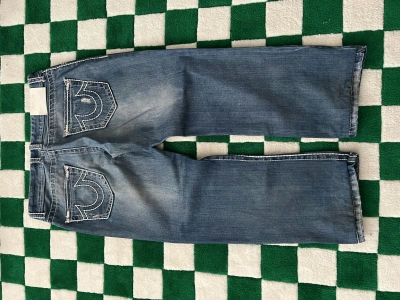 Pre-owned True Religion X Vintage True Religion Washed Denim Jeans
