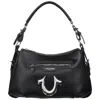 True Religion Zip Chain Soft Satchel In Black