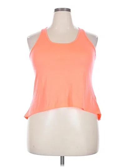 Pre-owned True Rock Tank Top Orange Halter Neckline Tops