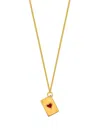 True Rocks Ace Of Hearts Necklace In Gold