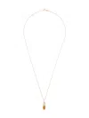 True Rocks Glitter Pill Pendant Necklace In Metallic