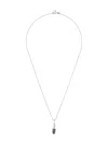 True Rocks Glitter Pill Pendant Necklace In Silver