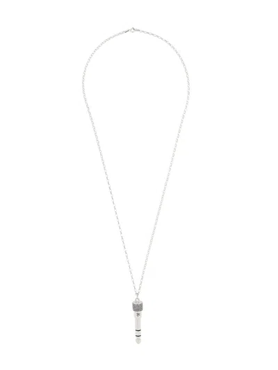 TRUE ROCKS JACK PLUG CHAIN NECKLACE,JACKPLUGSILVER11767497