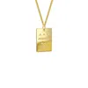 True Rocks Men's 18kt Gold Plated Access All Areas Pass Pendant In Gold
