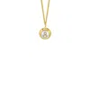 True Rocks Men's 8 Ball Mini Pendant 2tone 18kt Gold-plate With Sterling Silver Detail In Gold