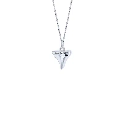 True Rocks Men's Sharks Tooth Sterling Silver Mini Pendant