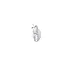 True Rocks Men's Sterling Silver Crab Claw Stud In Silver