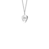 True Rocks Men's Sterling Silver Mini Plectrum Pendant In Metallic