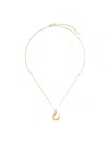 True Rocks Mini Horseshoe Pendant Necklace In Metallic