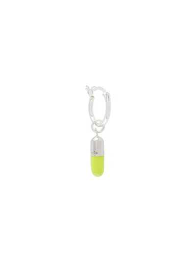 TRUE ROCKS MINI PILL HOOP EARRING