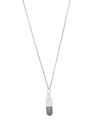 True Rocks Mini Pill Pendant In Silver