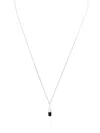 True Rocks Pill Pendant Necklace In Silver