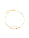 True Rocks Safety Pin Bracelet In Metallic