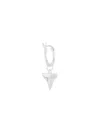 True Rocks Shark Tooth Single Earring In Silver