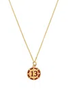 True Rocks Vegas 13 Poker Chip Pendant Necklace In Gold