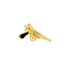 True Rocks Black & Gold Pistol Stud