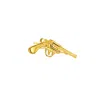 True Rocks Women's 18kt Gold-plated Retro Pistol Stud In Gold