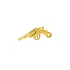 True Rocks Women's 18kt Gold-plated Retro Pistol Stud In Gold