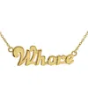 True Rocks Women's 18kt Gold-plated Whore Necklace In Gold