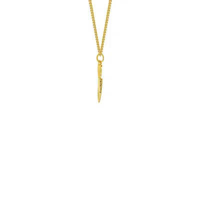 True Rocks Women's 18kt Gold-plated Mini Knife Pendant