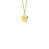 True Rocks Women's Mini Plectrum Pendant 18kt Gold-plated In Gold