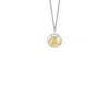 True Rocks Women's Silver New 2-tone 8 Ball Mini Pendant In Burgundy