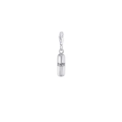 True Rocks Women's Sterling Silver Mini Pill Charm