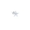 TRUE ROCKS WOMEN'S STERLING SILVER STAR STUD EARRING