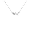True Rocks Women's Wtf Statement Necklace Sterling Silver In Metallic