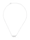 True Rocks Wtf Pendant Necklace In Silver